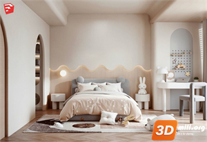 Children Room Scenes Skp FIles 
